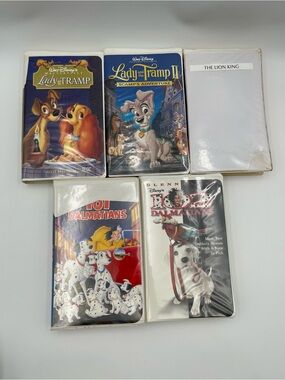 Disney Classic VHS Collection - Set of 5